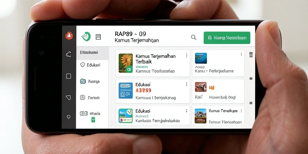 Antarmuka pengguna RAP89 yang sederhana dan intuitif.