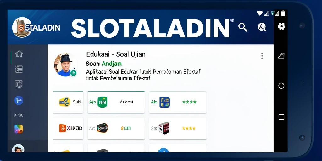 Antarmuka SLOTALADIN yang intuitif dan menawan.